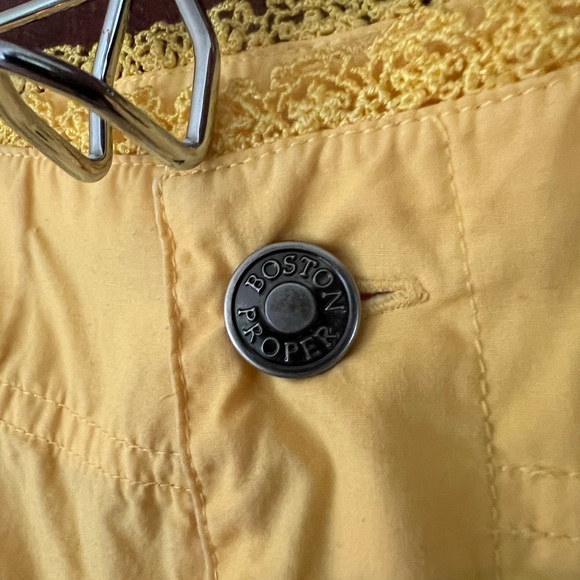 Yellow Cargo capris - Picture 3 of 5